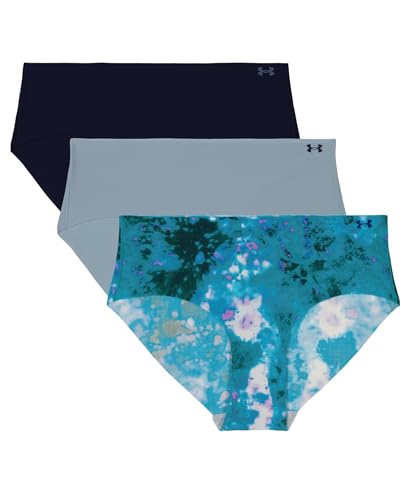 Image of Under Armour Women's 3-pack Pure Stretch No Show Hipster Underwear, All-day Comfort & Ultra-soft Fit