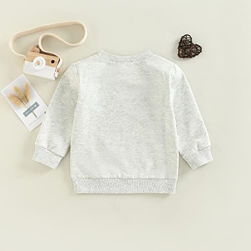 Lamuusaa Toddler Kid Baby Girl Boy On Sunday We Watch Football With Mommy/Daddy Sweatshirt Oversized Sweater Fall Clothes (Football With Daddy , 2-3 Years ) #TOP6