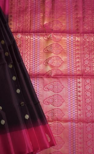 Kaushya kanchipuram silk saree in soft silk – image 6