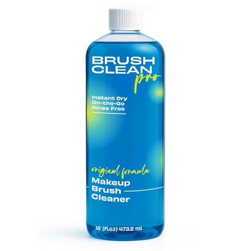 Original Makeup Brush Cleaner - Professional Cleanser for Makeup Brushes - Quick-Drying, Rinse-Free Formula - Removes Stubborn Waterproof Make Up, 16 oz