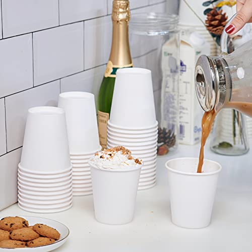 Litopak 270 Pack 10 Oz Disposable Paper Coffee Cup, Hot/Cold Beverage Drinking Cups For Water, Paper Coffee Cups, White Paper Hot Coffee Cups, Suitable For Party, Picnic, Travel, And Events. #TOP3