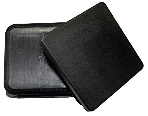 Image of Protection Force 1-1 /2 inch 38mm (Pack of 4) Square OD Tubing Plastic Insert Plug, Tubing Post End Cap, Chair Glide