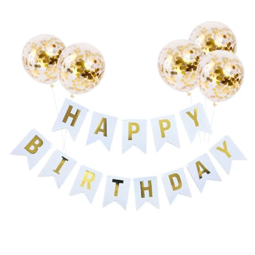 YFFSFDC �a���� ����t�� HAPPY BIRTHDAY ���� �o�[�X�f�[ �o���[�� ���j�� �C�x���g �����ᕗ�D�Z�b�g �a��������t���Z�b�g (�z���C�g)