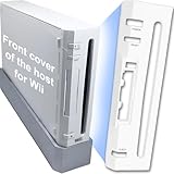 Replacement Front Faceplate Cover for Nintendo Wii Motion Sensing Game Console, Compatible with RVL...