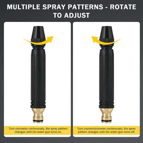 image for Generic 2Pcs Home High-Pressure Car Wash Water Gun with Booster Nozzle
