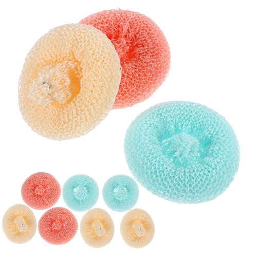 Alipis 10 Pack Dish Scrubbers Kitchen Scrub Pads Plastic Scrubbers for Dishes Scratch Resistant Scour Pads Random Color