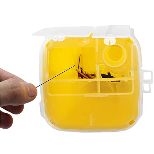 EXCEART-Sharps-Containers-Plastic-Needle-Container-Waste-Box-Disposal-Container-for-Hospital-Home-Clinic-Studio