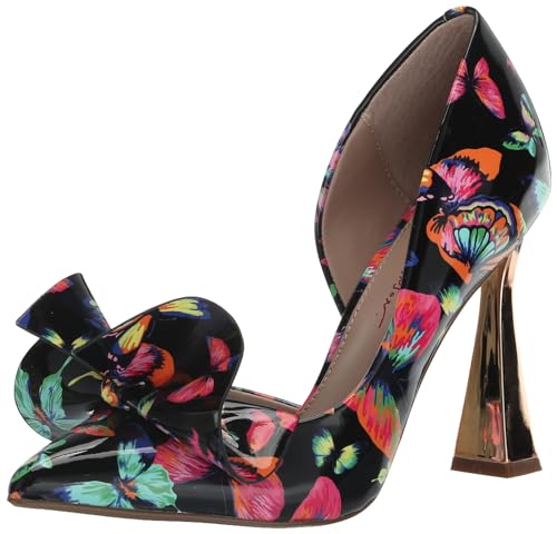Image of Betsey Johnson Women's Nobble Bow D'Orsay Heels