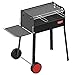 FERRABOLI Barbecue A CARBONELLA GRIGLIA CROMATA 58X37 con Ruote MOD. ISEO - 0151