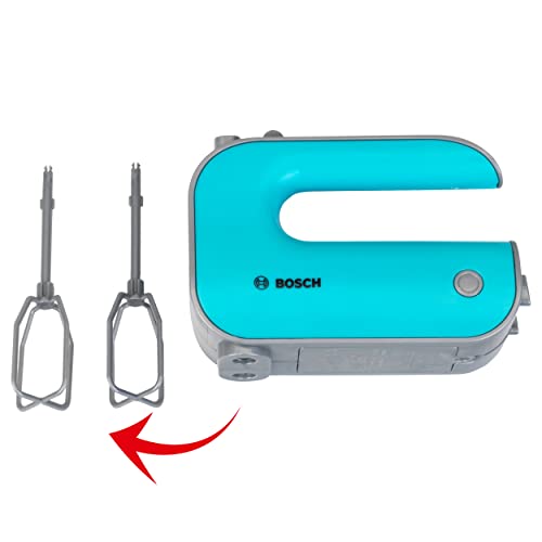 Theo Klein Bosch Handmixer I Batteriebetriebener Spiel-Mixer mit abnehmbaren Quirls I Inkl. Schalterattrappe I Maße: 19 cm x 7 cm x 12 cm I Spielzeug für Kinder ab 3 Jahren