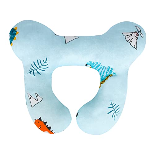 Lazmin Tier Nackenkissen U-Form | Tiger, Panda & Mehr Für Reise, Büro & Zuhause | 26x28cm