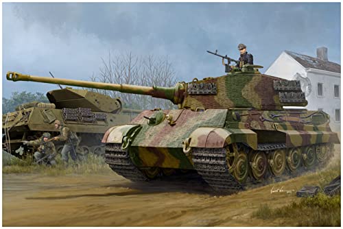 ホビーボス 1/35 ファイティングヴィークルシリーズ ドイツ重戦車 キングタイガー (ヘンシェル砲塔) w/ツィメリットコーティング プラモデル 84531 ホビーボス 1/35 ファイティングヴィークルシリーズ ドイツ重戦車 キングタイガー (ヘンシェル砲塔) w/ツィメリットコーティング プラモデル 84531