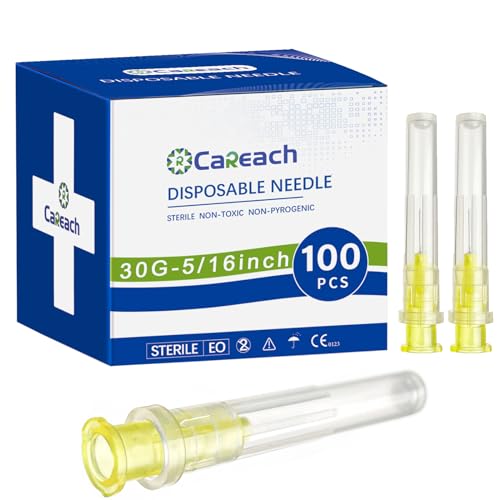 Careach 100pcs 30Ga 5/16inch for Industrial Lab Accessories, Measuring and Refilling Inks