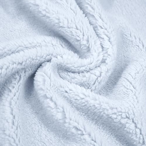 Marina Decoration Home Bedding Bedroom Reversible Rich Printed Woven Fluffy Plush Soft Warm Flannel Fleece Cozy Children Throw Sherpa Kids Blanket, 40 x 50 Inch Airplane Kingdom with Blue Base by Marina Decoration - Image 5