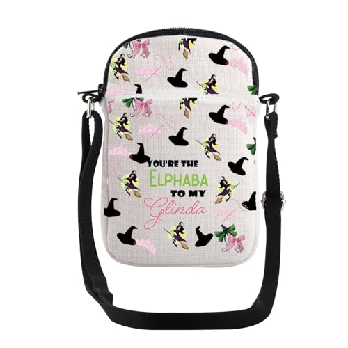 JYTAPP Elphaba Fans Gift Friendship Crossbody Bags You're The Elphaba To My Glinda Gifts Bag Witch Musical Fans Gifts