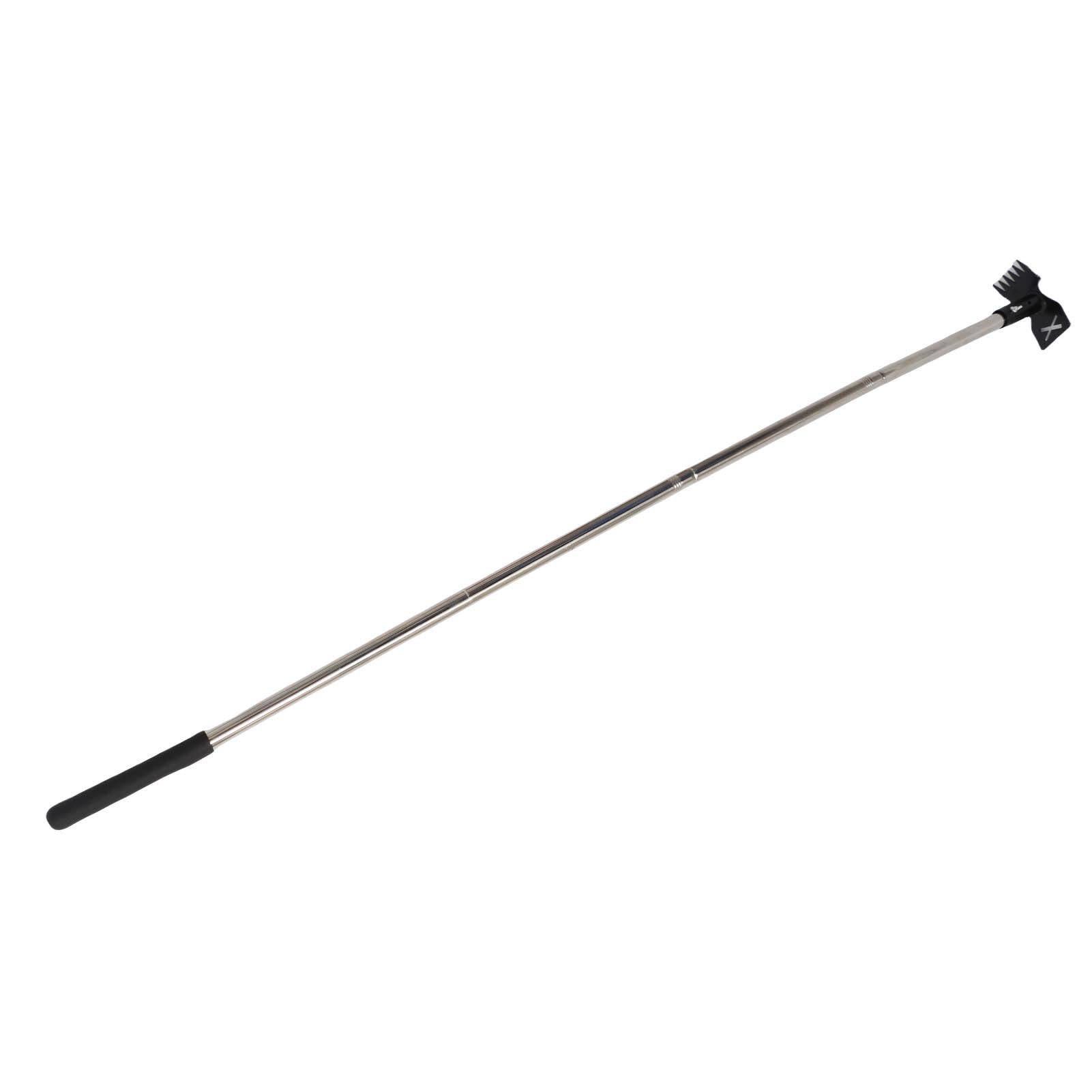 Unkrautrechen und Gartenhacke, Unkrautstecher mit 45 Zoll Langem Griff, Manueller Unkrautjäter mit Verstellbarem Kopfwinkel für Den Garten