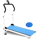 XLAHD Kleines mechanisches Laufband Heimfitnessgeräte, klappbare Laufmaschine, Nicht elektrisches Laufband, maximale Belastung 120 kg, Geeignet für Heim-Fitnes-Laufband RunningMachine1121