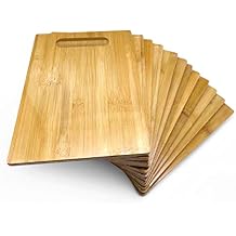 Bulk Plain Bamboo Cutting Board Set of 12 | For Customized, Personalized Engraving Purpose | Wholesale Premium Blank Bamboo Board Rectangular 12" X 9"