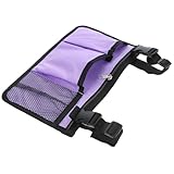 Bolsa lateral para silla de ruedas: esta bolsa de gran capacidad es ideal para guardar llaves, teléfono, cartera y medicamentos, ofreciéndote una mayor comodidad y un toque decorativo