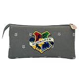 Harry Potter Greyly-Estuche Portatodo Triple HS, 23 x 12 cm
