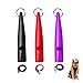 NITAIUN 3 Stücke Hundepfeife Professionelle Hocheffektiver Rückruf Hundetraining Robustes Material und Genormte Frequenz HundPfeife Ideal für die Hundeausbildung Laut und Weitreichend (3 Stücke)