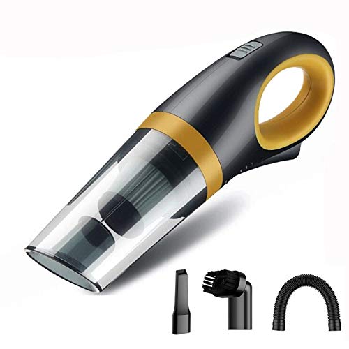 Handstaubsauger Leichter tragbarer Handwagen-Staubsauger für Autos und Privathaushalte, 5000PA 120 W Wiederaufladbar 2000 mAh für die Reinigung
