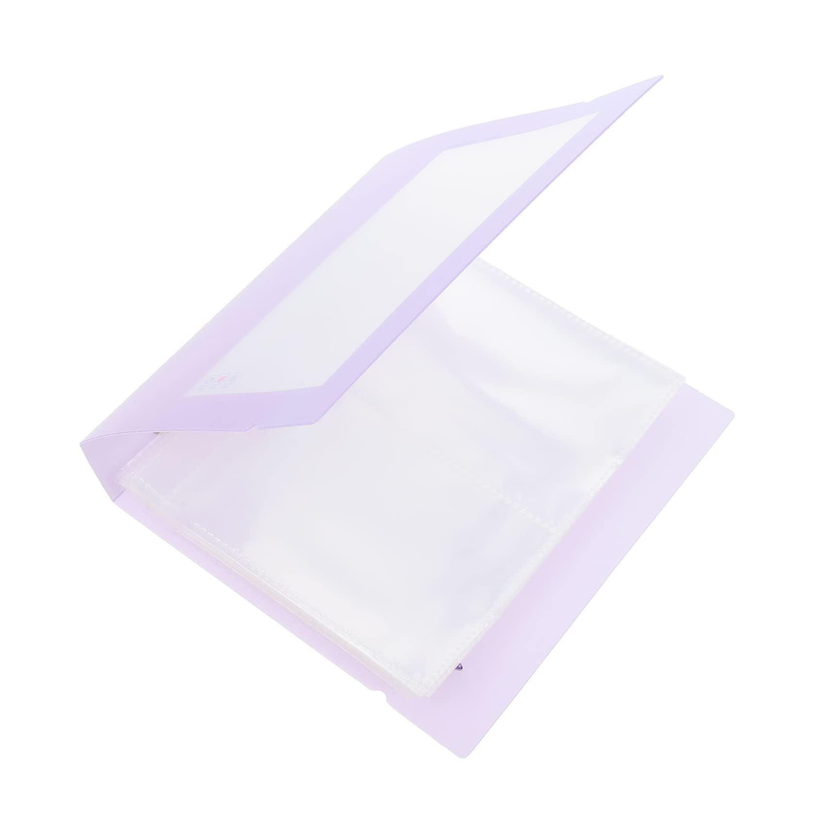 ABOOFAN Small Photo Album with Transparent Cards Cover Loose Leaf Design for for Memories of Birthdays Weddings and Graduations