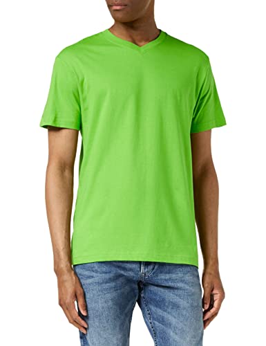Stedman Apparel Men's Classic-T V-Neck/ST2300 Regular Fit Short Sleeve T-Shirt, Kiwi Green, Medium