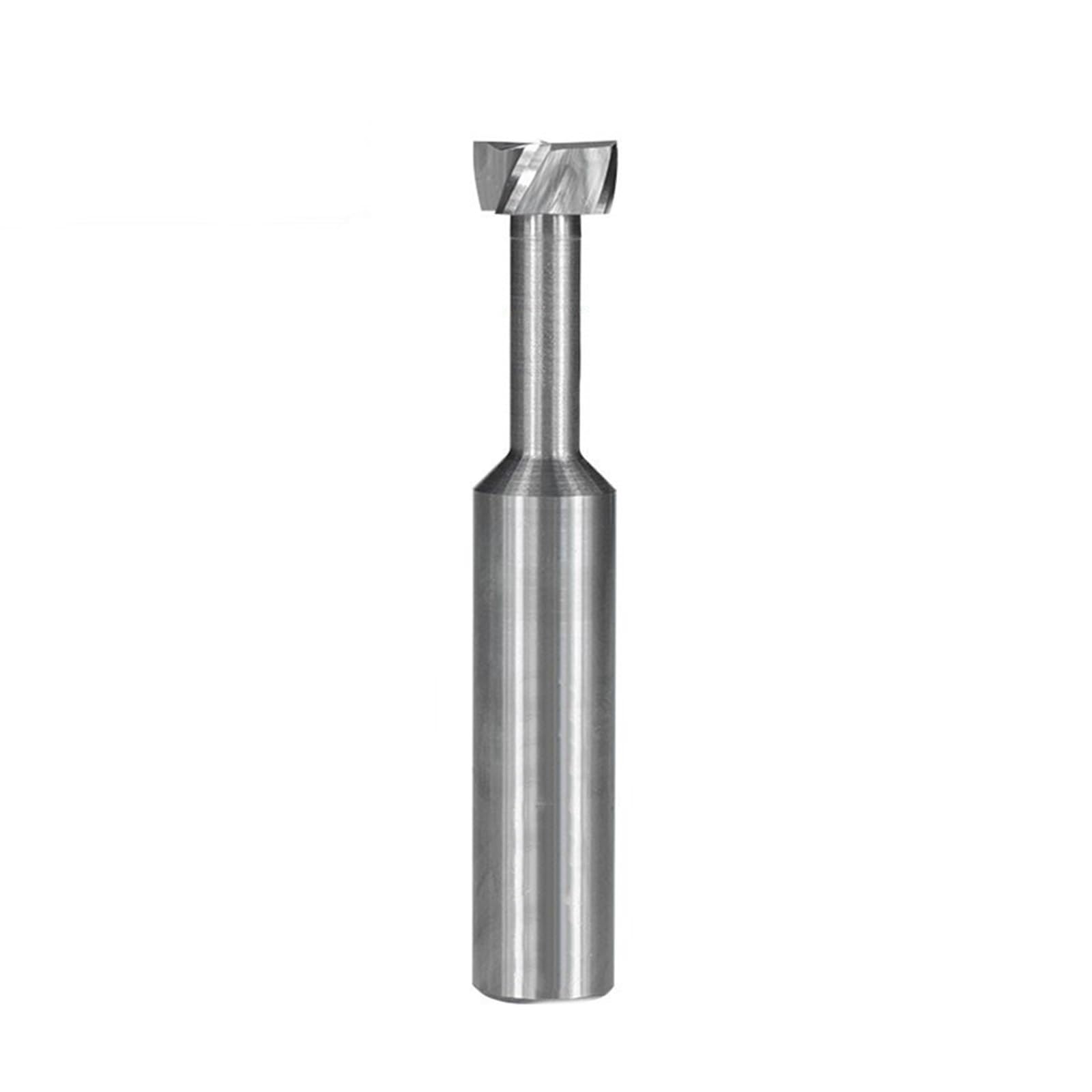 TBZOQAID 1pcs T-Slot Milling Cutters 4-12mm Shank Carbide T Slot End Mill 4 Flutes CNC Router Bit for Stainless Steel Aluminum(10x5x5x16x60)