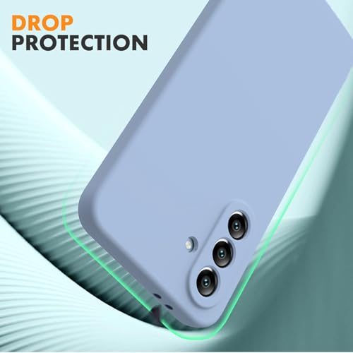 Image of DIZORO Microfiber Candy Cover for Samsung Galaxy M36 5G Full Camera Protection Premium Liquid Silicon Case Flexible Bumper Case for Samsung Galaxy m36 5G Carolina
