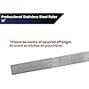 2 Pack Pacific Arc 12 Inch Stainless Steel Ruler with Inch/Metric Conversion Table