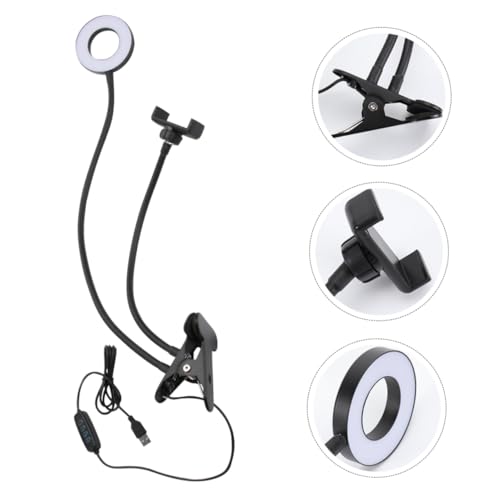 HOODANCOS Beauty Led Light Phone Selfie Monitor Screen Tripod Light Bracket for Clip