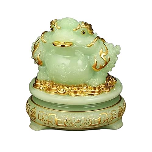 Décoration Zen Fortune avec statue Feng Shui fortune lucky et crapaud à trois pattes
