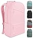 Produktbild Simple Modern 25L Wanderer Rucksack mit Laptopfach für Kinder Damen Herren - Wickeltasche Laptoptasche Sporttasche Schulrucksack Schultasche für Arbeit, Schule oder Reisen - -Rosé