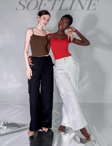 Image of SIGHTBOMB Softline Double Layer Premium Feather Touch Cuddle TEE Micro Fibre Spaghetti Tank Tops for Women
