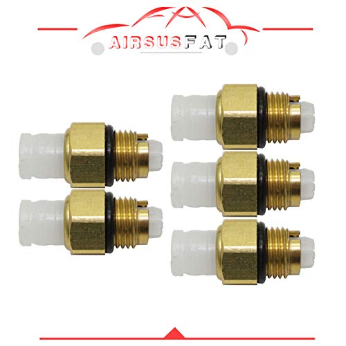 Airsusfat 5 Pcs Air Suspension Spring Repair Kit Air Valve M10 For Audi Q7 Vw Touareg Cayenne 955 Jeep Air Connector Brass Fittings #TOP5