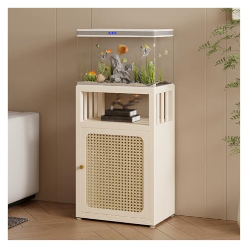 Soporte de metal resistente para acuario estante de almacenamiento de gran capacidad de carga negro