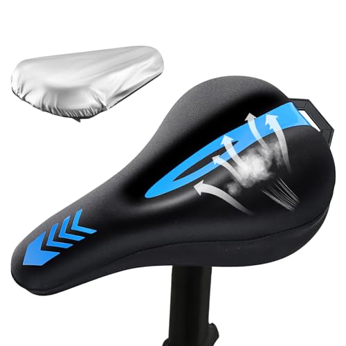 Funda para Sillín De Bicicleta,con Protección Impermeable Y Acolchado | Silicona Sustituta Amortiguacion - para Mujer Hombre Adulto Niño Cruiser Ciclismo