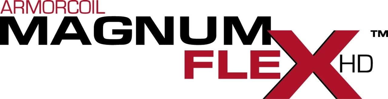 Tectran 20 Ft. MAGNUMFLEX-HD™ Dual-Line Air Brake Hose Coil Set | 48" Pigtail Tractor Lead | 14” Trailer Lead | Flexible Grips | Armor Jacketed | Bonded Magnum | Red & Blue