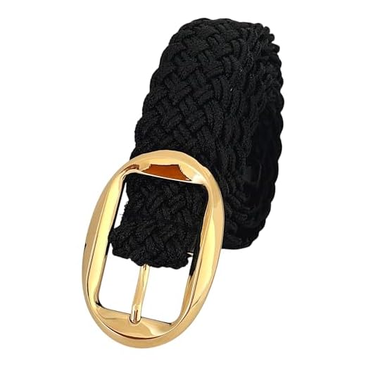 Cinto Feminino de Couro PU Trançado Preto Largo Macio Plus Size ZeraStock Venice