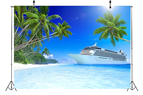Fondo Fotográfico Tela Barco Crucero 7x5ft BELECO miniatura 4