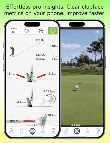 Portable Golf Launch Monitor 13+ Metrics