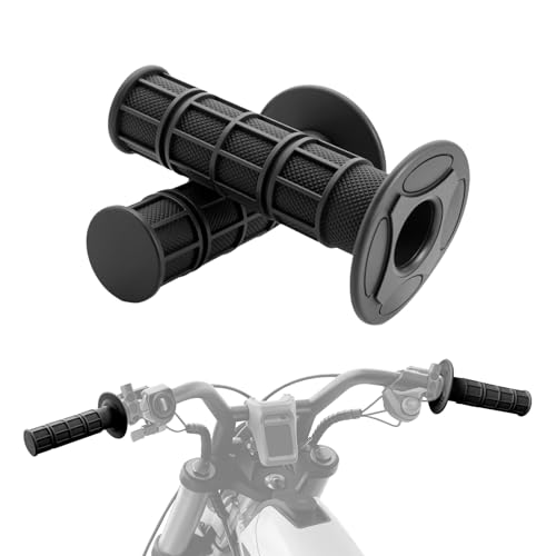 Manopole universali per moto da cross da 2,2 cm, in gomma morbida, per Sur Ron Talaria E-Ride Pro Tuttio ecc. (nero)