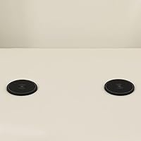 Vista 7 de Juego de sofá reclinable eléctrico con LED, juego de sofá reclinable de cuero, juego de muebles de sala con carga USB