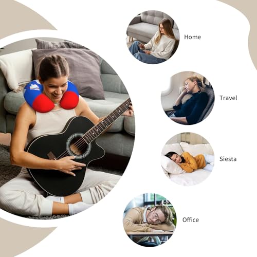 Almohada de viaje espuma viscoelástica tamaño U miniatura 7