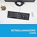 immagine 4Perixx PERIBOARD-324 Tastiera retroilluminata Ultrasottile con 2 Porte USB e meccanismo a Farfalla per Windows, Luce LED Bianco, Layout Italiano