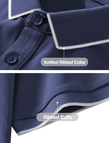 Image of Hiverlay Women's Golf Polo T Shirts Lightweight Moisture Wicking Short Sleeve Shirt Quick Dry UPF 50+