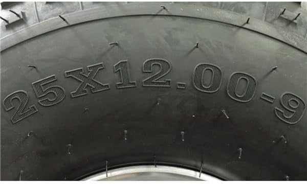 Ocelot 25x12x9 ATV/UTV Tire Non-Directional Self-Cleaning Lugs Great Flotation