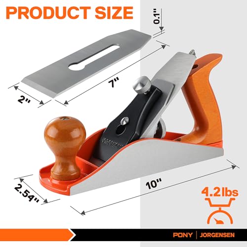 Image of JORGENSEN Low Angle Block Plane & JORGENSEN No.4 10 inch Smooth Plane