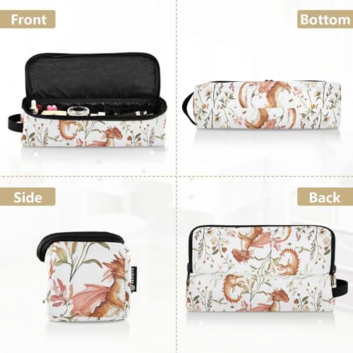 Bolsa de Viaje para Herramientas de Cabello Cute Dragon con Alfombrilla Resistente al Calor y Organizador Impermeable para Plancha y Rizador miniatura 5